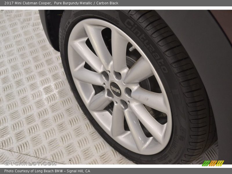 Pure Burgundy Metallic / Carbon Black 2017 Mini Clubman Cooper