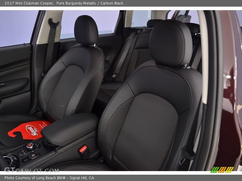 Pure Burgundy Metallic / Carbon Black 2017 Mini Clubman Cooper