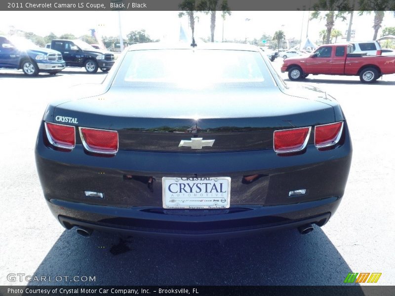 Black / Black 2011 Chevrolet Camaro LS Coupe