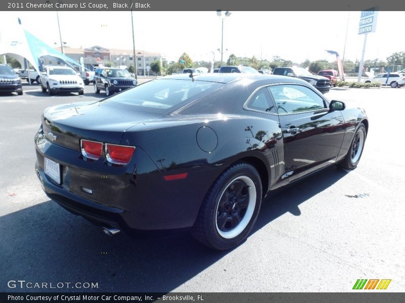 Black / Black 2011 Chevrolet Camaro LS Coupe
