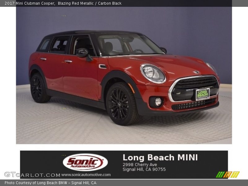 Blazing Red Metallic / Carbon Black 2017 Mini Clubman Cooper