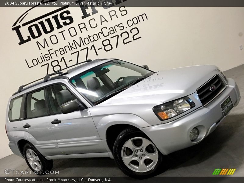 Platinum Silver Metallic / Gray 2004 Subaru Forester 2.5 XS
