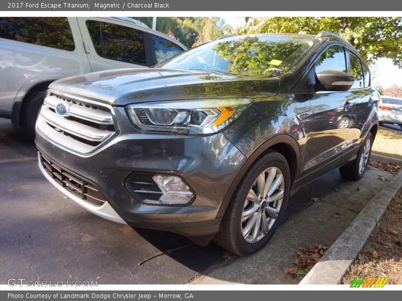 Magnetic / Charcoal Black 2017 Ford Escape Titanium