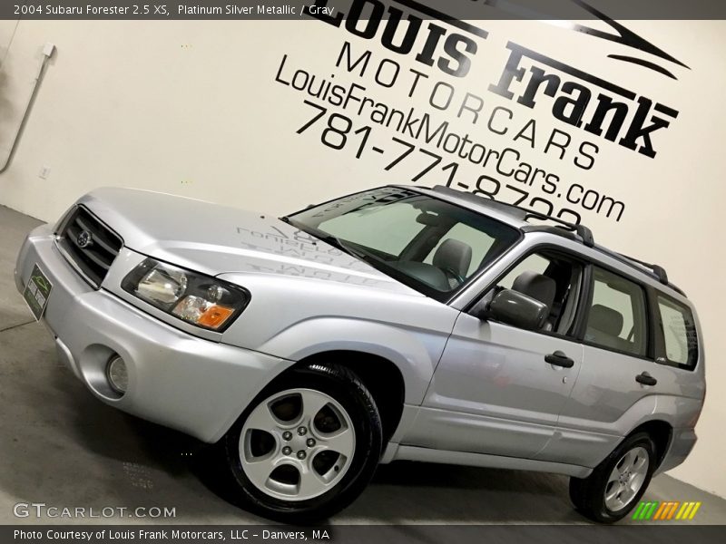 Platinum Silver Metallic / Gray 2004 Subaru Forester 2.5 XS