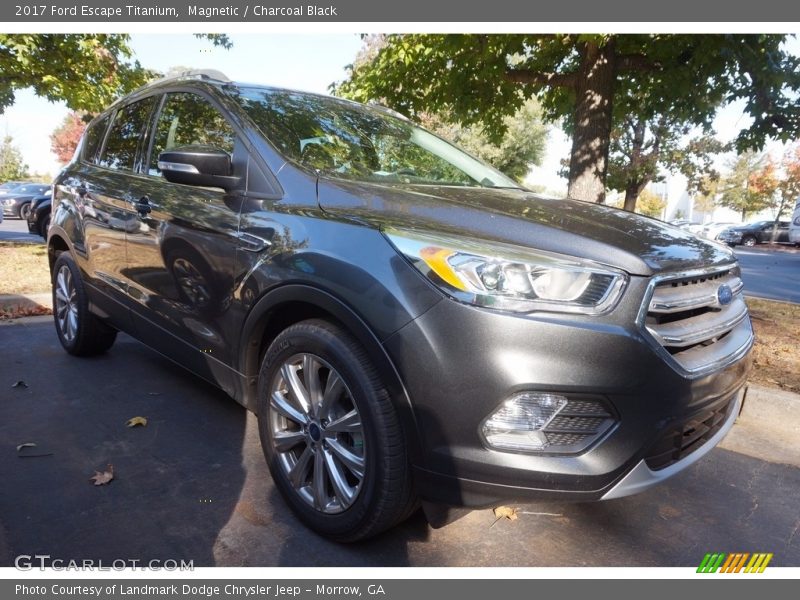 Magnetic / Charcoal Black 2017 Ford Escape Titanium