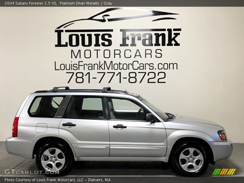 Platinum Silver Metallic / Gray 2004 Subaru Forester 2.5 XS