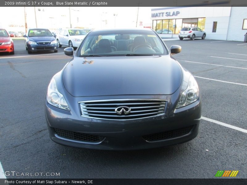 Blue Slate Metallic / Graphite 2009 Infiniti G 37 x Coupe