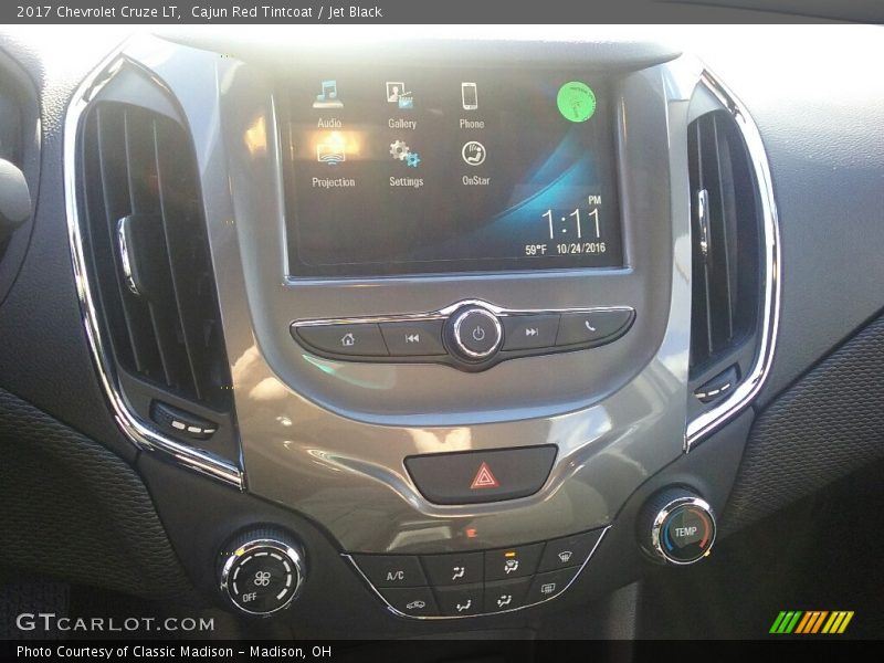 Cajun Red Tintcoat / Jet Black 2017 Chevrolet Cruze LT