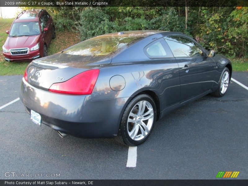 Blue Slate Metallic / Graphite 2009 Infiniti G 37 x Coupe