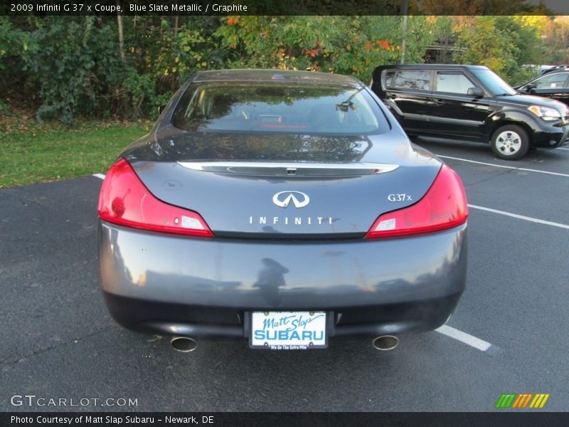 Blue Slate Metallic / Graphite 2009 Infiniti G 37 x Coupe
