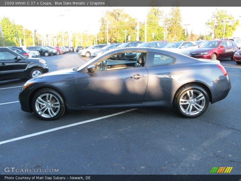 Blue Slate Metallic / Graphite 2009 Infiniti G 37 x Coupe