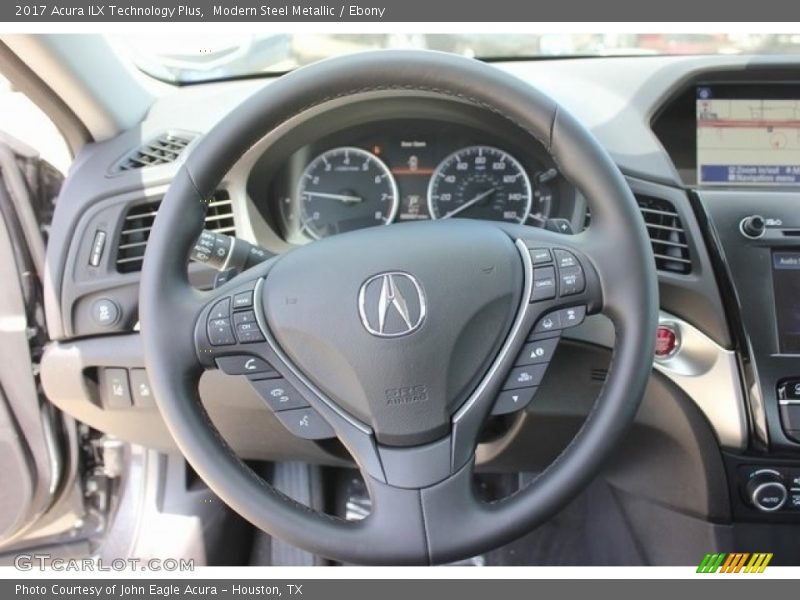 Modern Steel Metallic / Ebony 2017 Acura ILX Technology Plus