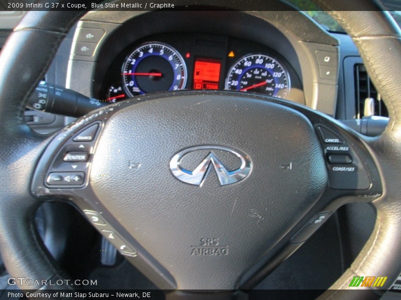 Blue Slate Metallic / Graphite 2009 Infiniti G 37 x Coupe