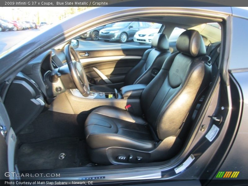 Blue Slate Metallic / Graphite 2009 Infiniti G 37 x Coupe