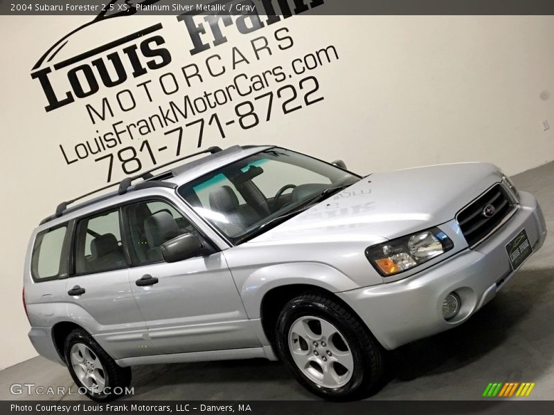 Platinum Silver Metallic / Gray 2004 Subaru Forester 2.5 XS