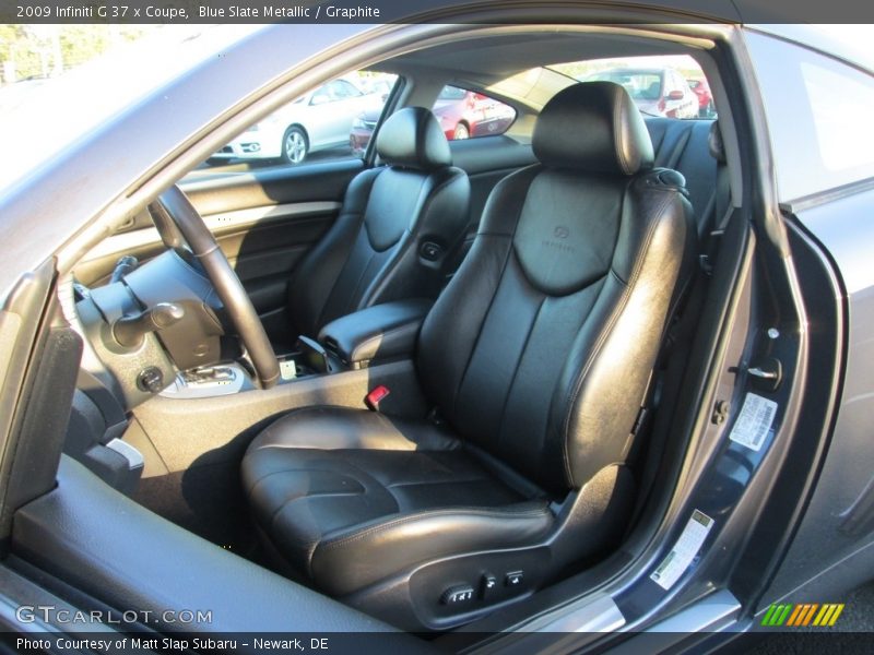 Blue Slate Metallic / Graphite 2009 Infiniti G 37 x Coupe