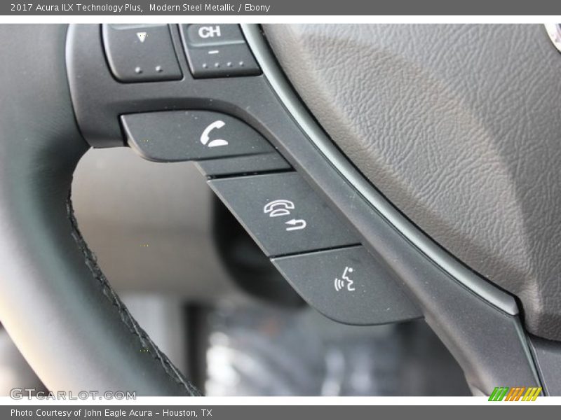 Modern Steel Metallic / Ebony 2017 Acura ILX Technology Plus