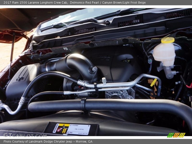 Delmonico Red Pearl / Canyon Brown/Light Frost Beige 2017 Ram 1500 Laramie Longhorn Crew Cab