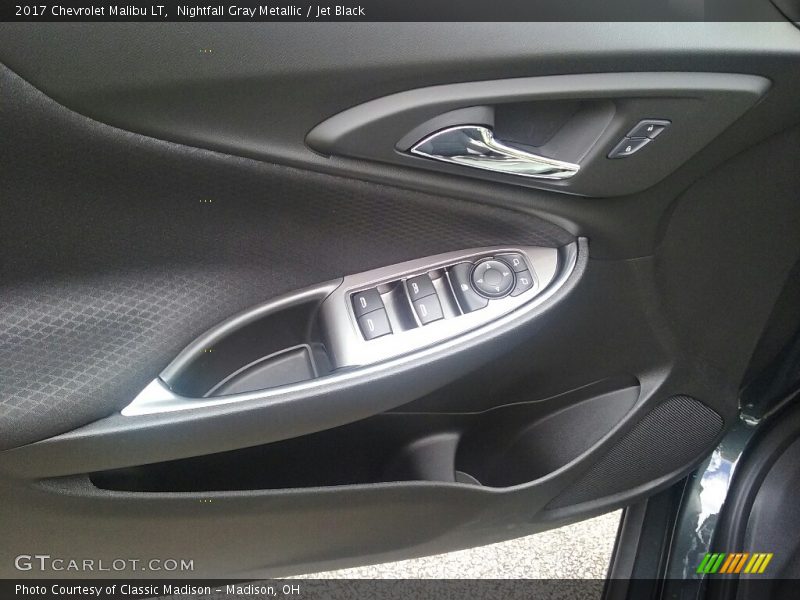 Nightfall Gray Metallic / Jet Black 2017 Chevrolet Malibu LT
