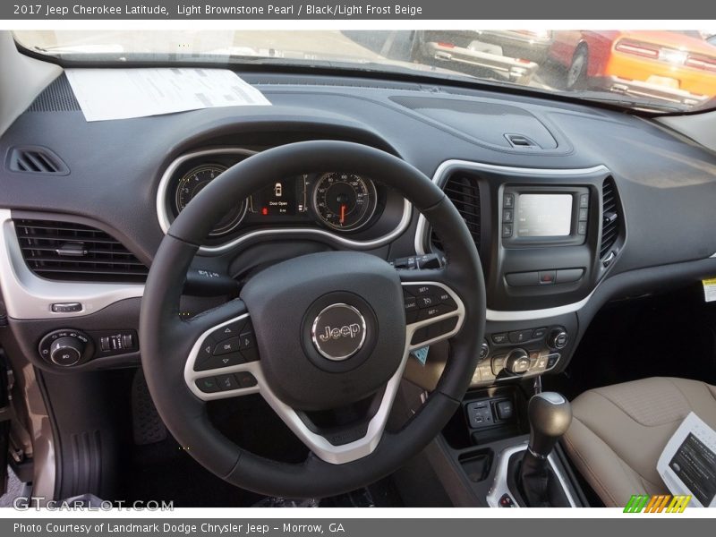 Dashboard of 2017 Cherokee Latitude