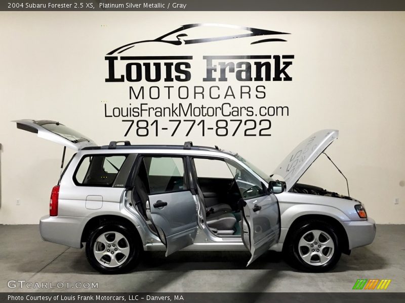 Platinum Silver Metallic / Gray 2004 Subaru Forester 2.5 XS