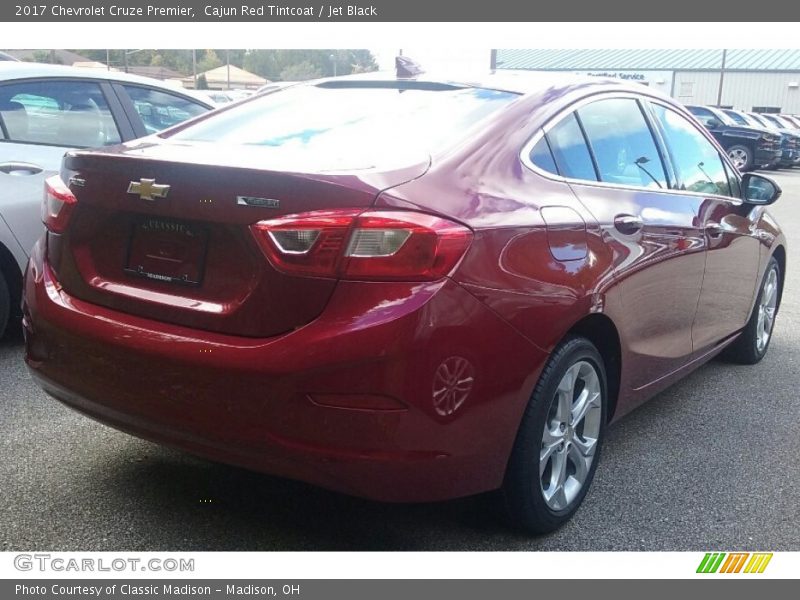 Cajun Red Tintcoat / Jet Black 2017 Chevrolet Cruze Premier