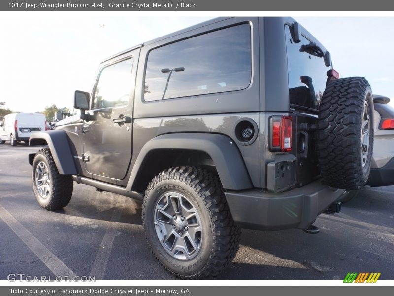 Granite Crystal Metallic / Black 2017 Jeep Wrangler Rubicon 4x4