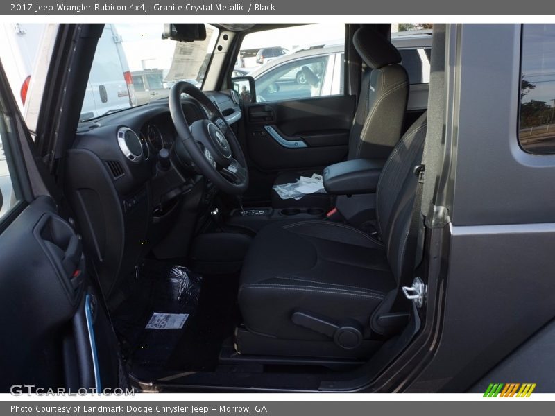 Granite Crystal Metallic / Black 2017 Jeep Wrangler Rubicon 4x4
