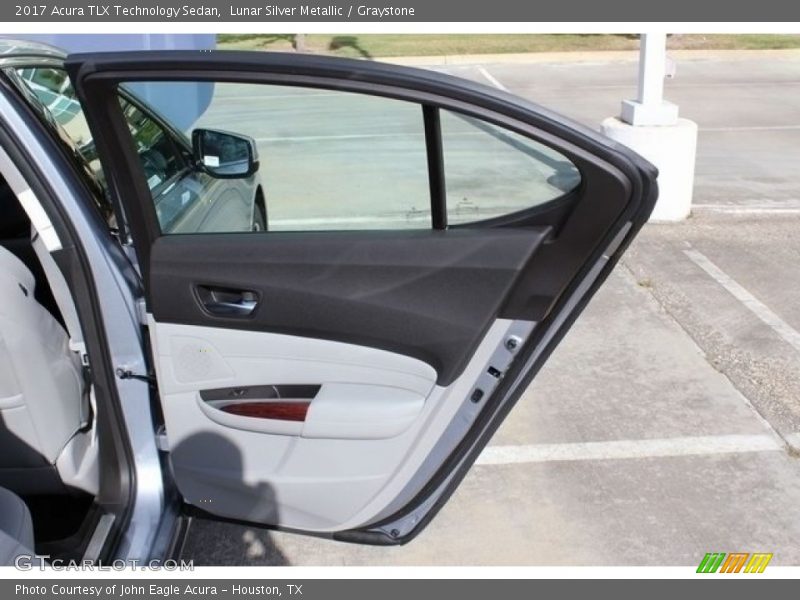 Lunar Silver Metallic / Graystone 2017 Acura TLX Technology Sedan