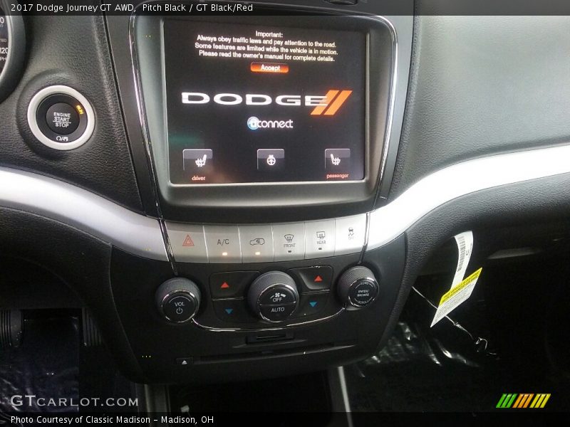 Controls of 2017 Journey GT AWD