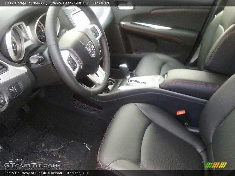 Front Seat of 2017 Journey GT
