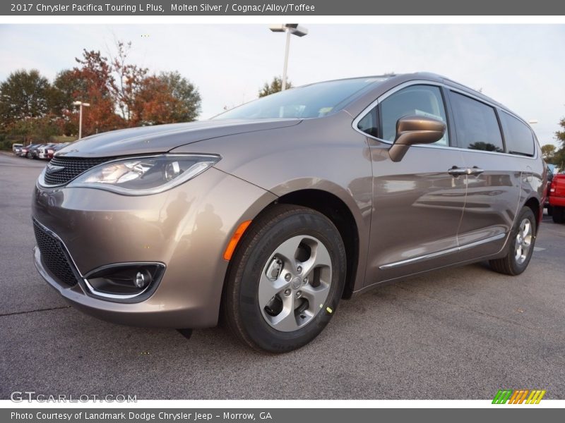 Molten Silver / Cognac/Alloy/Toffee 2017 Chrysler Pacifica Touring L Plus