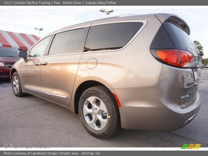 Molten Silver / Cognac/Alloy/Toffee 2017 Chrysler Pacifica Touring L Plus