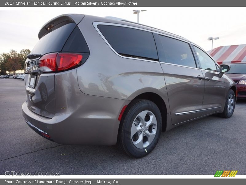 Molten Silver / Cognac/Alloy/Toffee 2017 Chrysler Pacifica Touring L Plus
