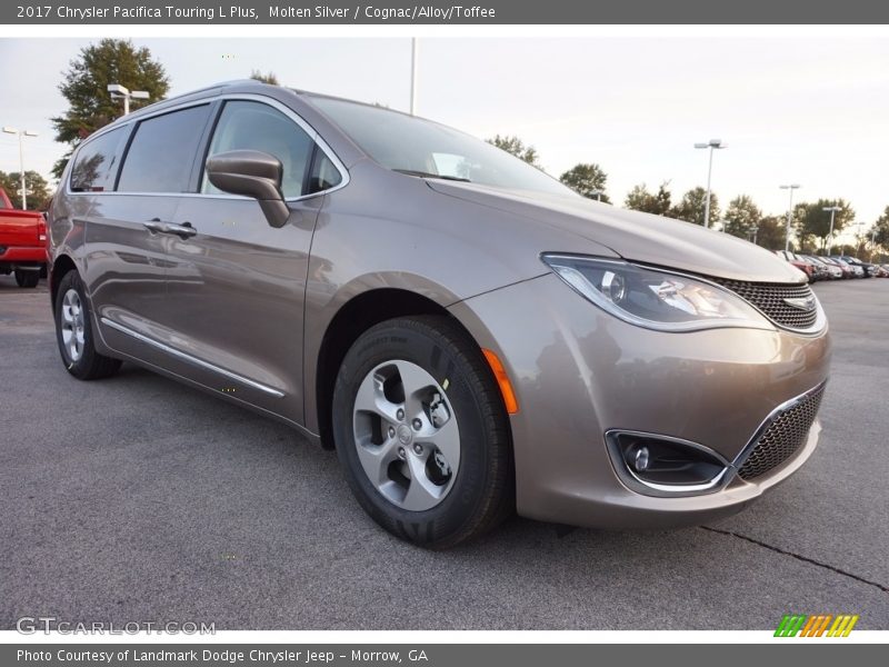Molten Silver / Cognac/Alloy/Toffee 2017 Chrysler Pacifica Touring L Plus