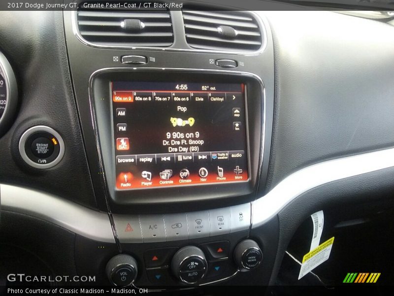 Granite Pearl-Coat / GT Black/Red 2017 Dodge Journey GT