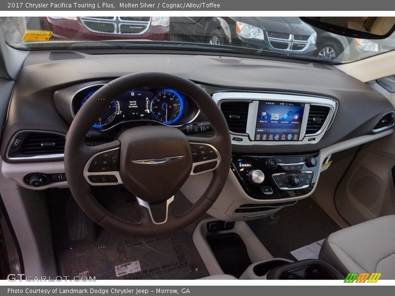 Molten Silver / Cognac/Alloy/Toffee 2017 Chrysler Pacifica Touring L Plus