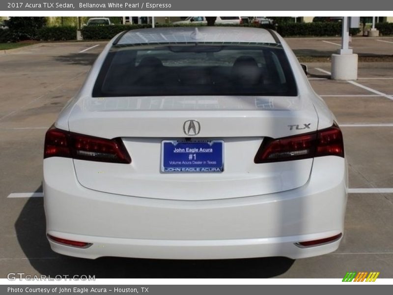Bellanova White Pearl / Espresso 2017 Acura TLX Sedan