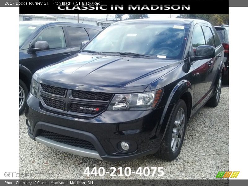 Pitch Black / GT Black/Red 2017 Dodge Journey GT