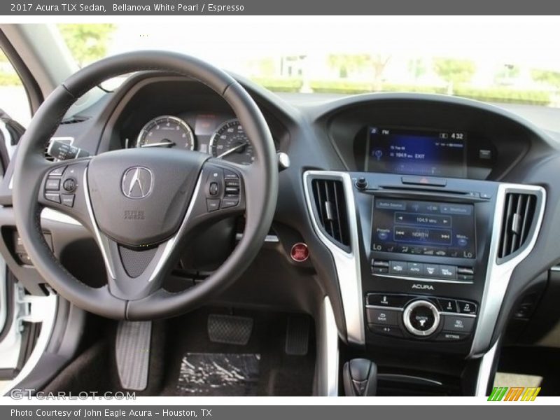 Bellanova White Pearl / Espresso 2017 Acura TLX Sedan