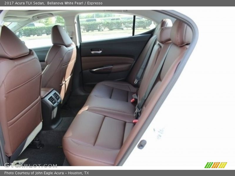 Bellanova White Pearl / Espresso 2017 Acura TLX Sedan