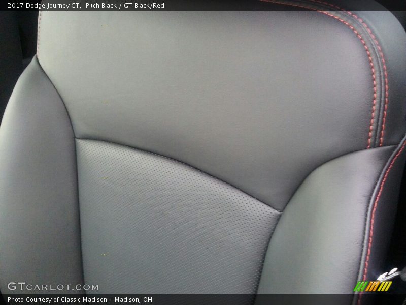 Front Seat of 2017 Journey GT