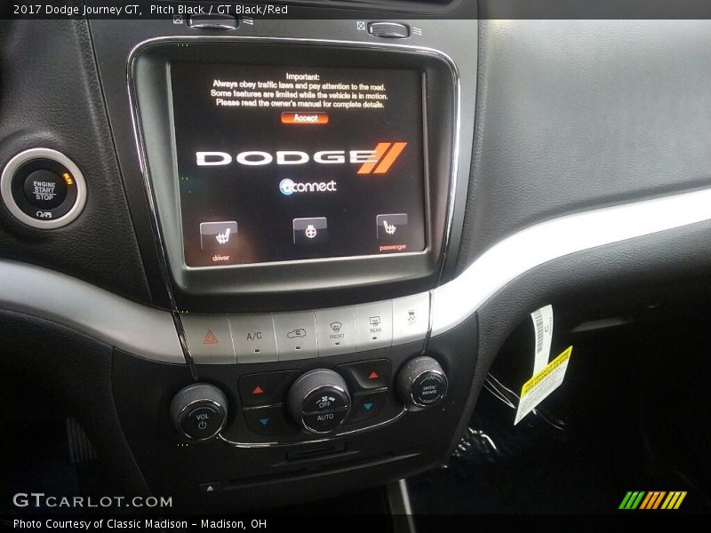 Controls of 2017 Journey GT