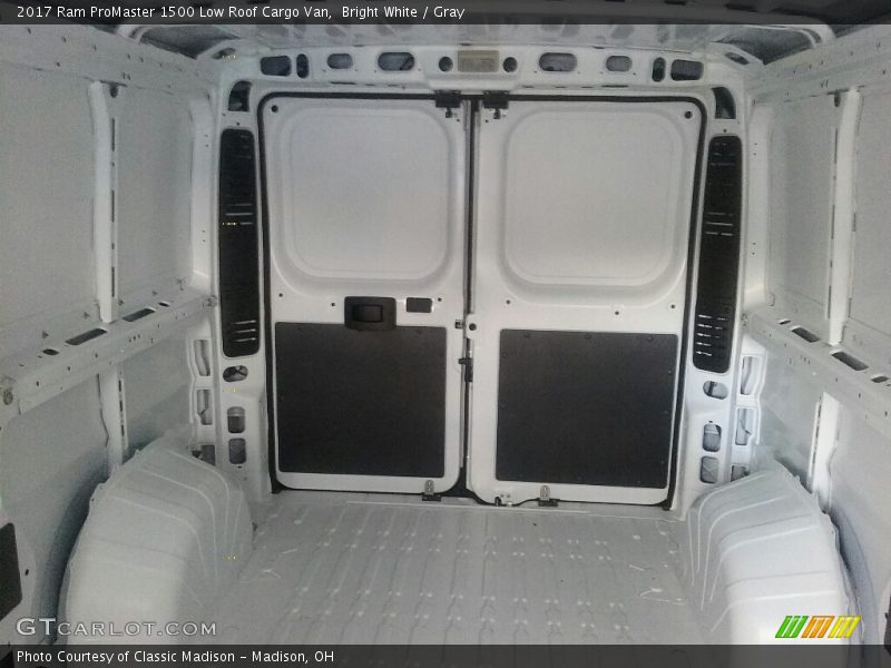  2017 ProMaster 1500 Low Roof Cargo Van Trunk