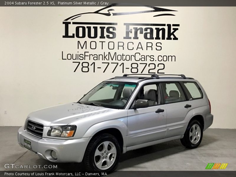 Platinum Silver Metallic / Gray 2004 Subaru Forester 2.5 XS