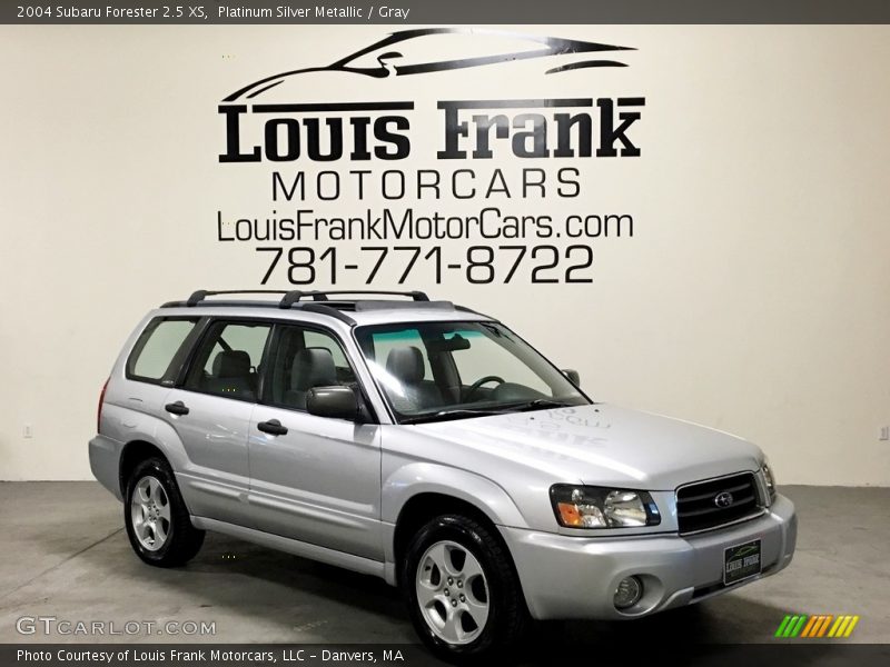 Platinum Silver Metallic / Gray 2004 Subaru Forester 2.5 XS