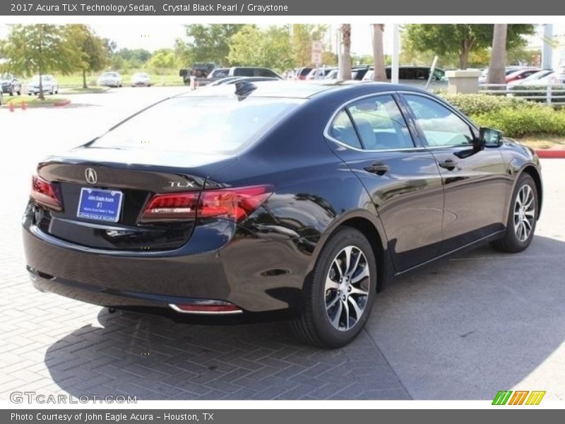 Crystal Black Pearl / Graystone 2017 Acura TLX Technology Sedan