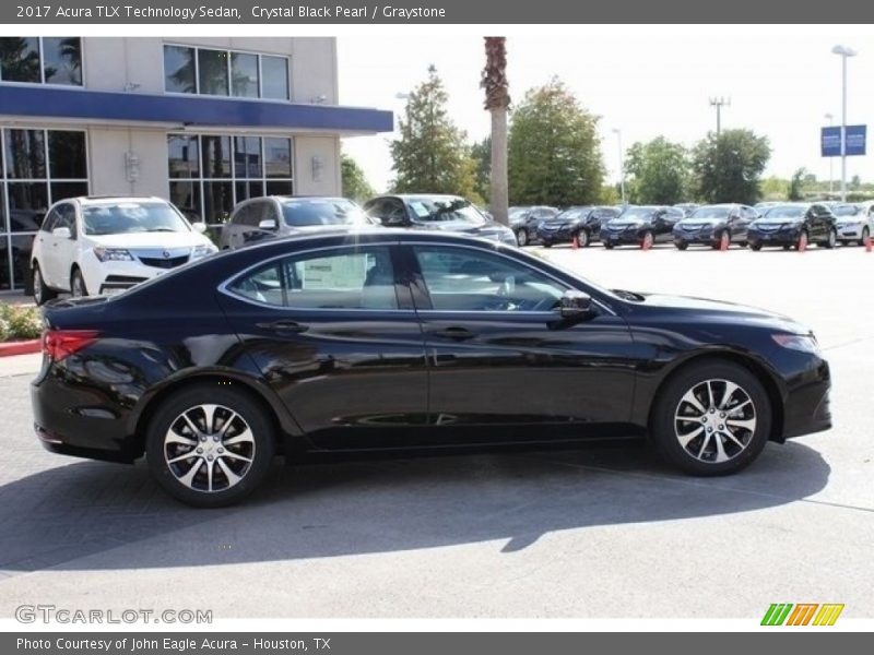 Crystal Black Pearl / Graystone 2017 Acura TLX Technology Sedan
