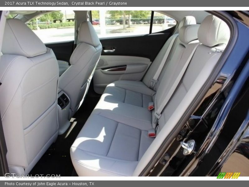 Crystal Black Pearl / Graystone 2017 Acura TLX Technology Sedan