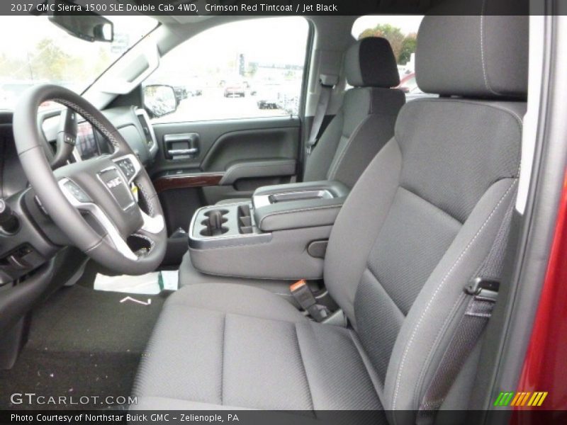  2017 Sierra 1500 SLE Double Cab 4WD Jet Black Interior